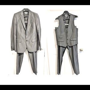 Le Château Silver/Grey men’s 3 piece suit